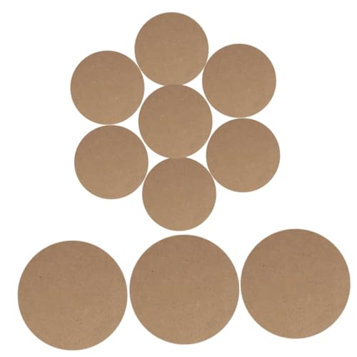 HAPINARY 10pcs DIY Clay Board Wooden Pottery Art Board Craft Sheet for Pottery Dec