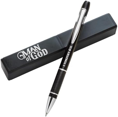 Christian Art Gifts Man Of God Black Stylish Classic Ballpoint Pe...
