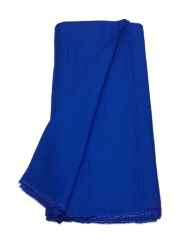 Image of BKRKJ Women's Rayon Cotton Unstitched Fabric by Meter for Sewing Suit Salwar Chudidar Patiyala Kurti Shirt Kameez Blouse Kurta Pyjama (4 Meter, Royal Blue)