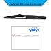 Rear Windshield Wiper Blades for Hyundai Tucson 2022-2024, Back Windshield Wiper Blade for Original Equipment Replacement