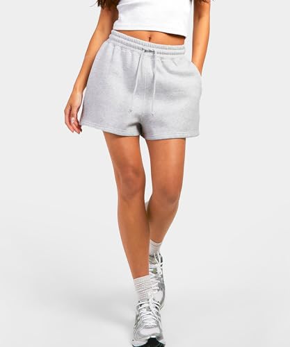 Coloquin Womens Sweat Jogger Shorts High Waist Lounge Gym Workout Running Shorts with Pockets - Image 5