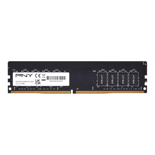 Image of PNY Performance 16GB DDR4 DRAM 3200MHz (PC4-25600) CL22 (Compatible with 2666MHz, 2400MHz or 2133MHz) 1.2V Desktop (DIMM) Computer Memory - MD16GSD43200-TB
