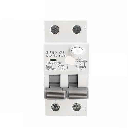 GYR9NM 2P 1P+N 40A 6KA RCBO �d�� AC �^�C�v�c���d���T�[�L�b�g�u���[�J�[ 1 ��(100mA,2P 40A)