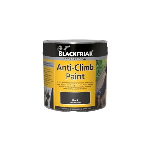 Blackfriar Anti Climb and Anti Vandal Paint Black - 1 Litre