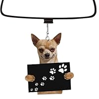 Ornamento Specchietto Auto Personalizzato - Con Foto E Testo, Per Cane, Gatto O Famiglia - Foto 14