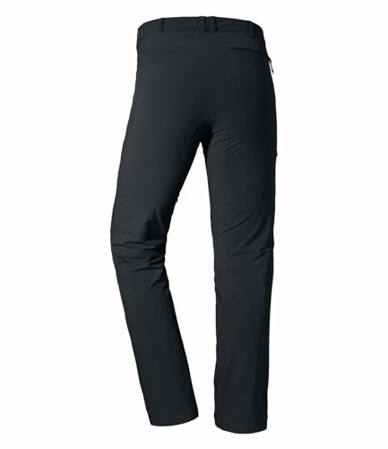 Schöffel Koper1 Resistentes 4 direcciones, Pantalones de Senderismo elásticos e Impermeables para Hombres, Negro, 110