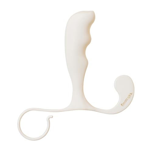 エネマグラ ドルフィン 白（正規品）男性用 初心者向け ディルド アナルプラグ 非電動はドライオーガズム専用 ローション付き 非電動【日本製 医療用途樹脂使用 】 - 画像1