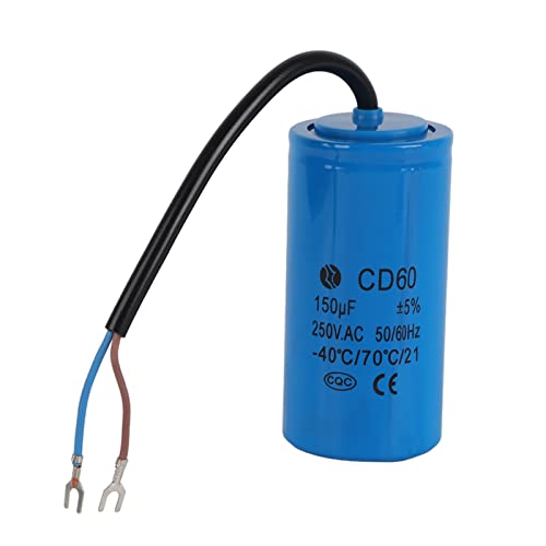 PATIKIL Cd60 Fonctionner Condensateur, 150Uf 450VAC 2 Fils 5% Tolérance