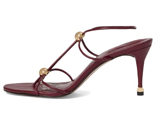 Steve Madden Steve Madden Women's Ramos Heeled Sandal, Wine, 8.5