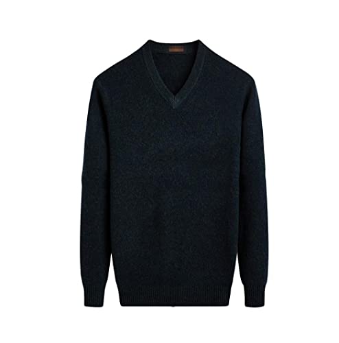 Pull en cachemire homme col en V idéal pour un hiver décontracté