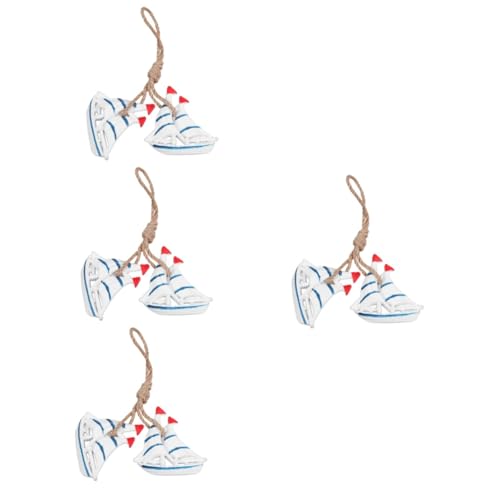 MAGICLULU 4 Piezas Ornamento Mediterráneo Decoraciones para Fiestas Náuticas Adorno para Colgar En La Puerta Decoración De Playa para El Dormitorio Decoraciones Colgantes Náuticas Mural
