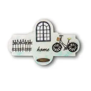 Chalk My Theme Rustic Country House Hand Painted Wooden Wall Art For D?cor Home, Kitchen, Living Room, and Gift