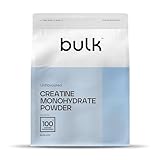Bulk Creatina Monoidrato Polvere 500 g | 147 porzioni | Creatina pura | Senza aroma | Vegano e Halal | Ideale per fitness, allenamento e palestra | Si scioglie facilmente