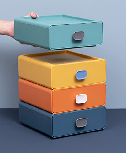 Noble Designs Storage Drawers. Stackable Desktop Drawers. Multicolored Small Drawer Organizer. Perfect for Office Desktop, School Desktop and Toy Storage.