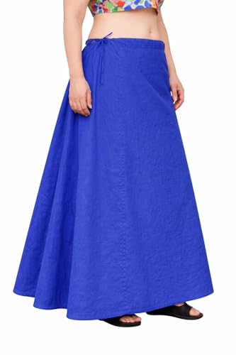 Image of CITIX Pure Cotton Petticoat for Woman Saree | Adujastable Drawstring Waist