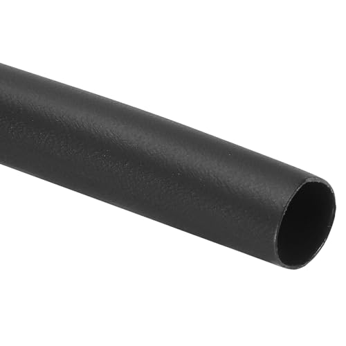 sourcing map 3.28 ft 4:1 Ratio Heat Shrink Tubing, 1.26" ID Wire Heat Shrink Tube, Waterproof Tubing Adhesive Shrinkable Wire Wrap Tube for Cable Sealing, Black