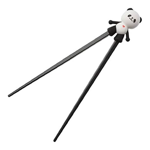 MaylFre Chic Panda Essstäbchen Nettes Plastik Essstäbchen Mit Silikon-Guide Ausbildung Steckern Hilfen Für Baby-Kind-1pair Cover