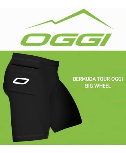 BERMUDA BICICLETA CICLISMO PRETA 6 PAINEIS C/BOLSO M