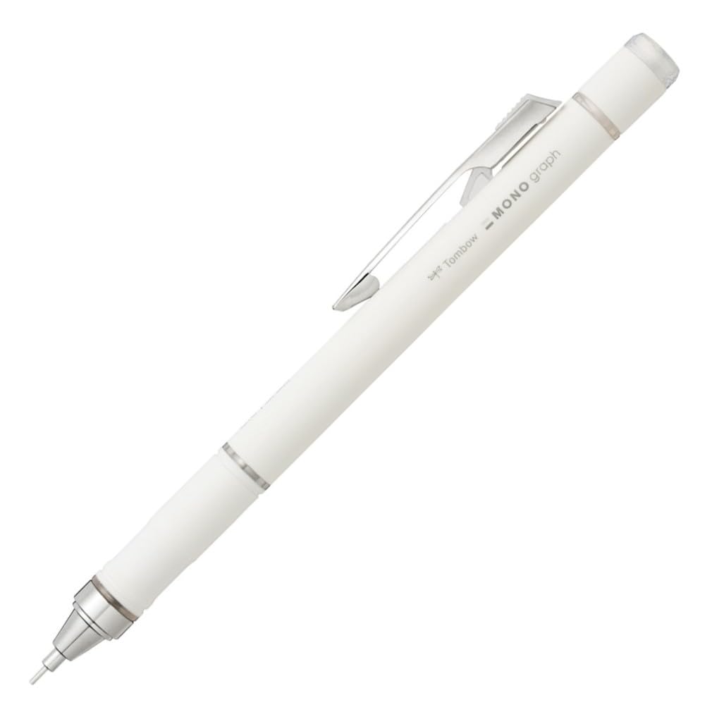 トンボ鉛筆 シャーペン 0.5mm MONO モノグラフグリップ (疲れにくいソフトフィットグリップ) アイボリー DPA-151A