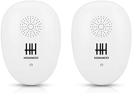 HOMMOO Ultrasonic Pest Repeller, 2 Packs Pest Repellent Electric Plug Insect-Mice, Roaches, Ant, Bugs, fleas, Mosquitoes, Spiders,Non-toxic Eco-Friendly