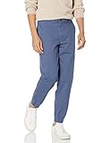 amazon essentials pantaloni della tuta con taglio dritto uomo, indaco, l