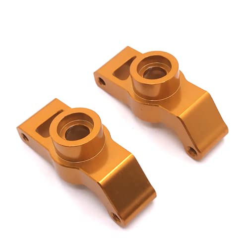 WREA Pacote de 2 Taças de Direção Taça de Direção Traseira para Carros RC, Dourado