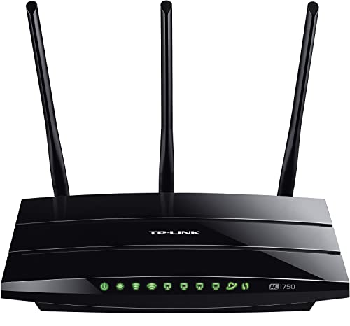 MERCUSYS Archer C7 AC1750 Router Wireless, Wi-Fi Dual Band 1300 Mbps + 450 Mbps, 5 Porte Gigabit, 1 Porte USB 2.0, Rete Ospiti, WPS, IPTV, VPN Server, Tether App