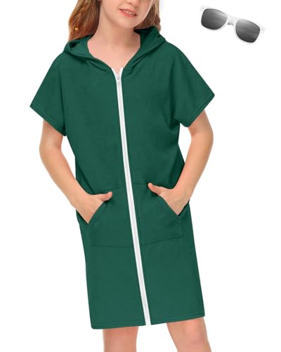 Image of BesserBay Boys Girls Swim Cover Up Terry Cloth Swimwear