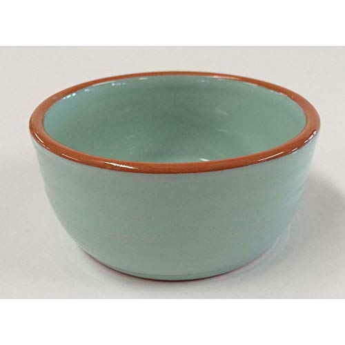Jamie Oliver 11 cm casserole dish, terracotta, grey blue.