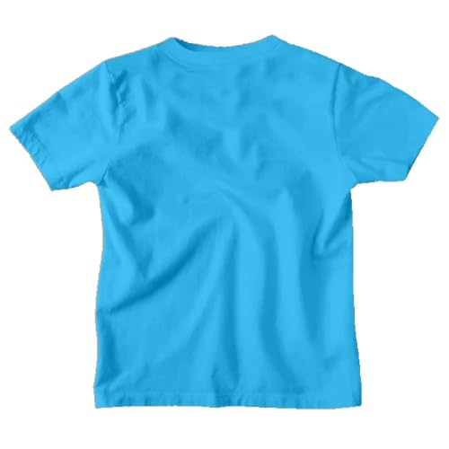 Image of PrintEasy� Kids Plain Cotton Round Neck Short Sleeves Unisex Yellow T-Shirt for Boys & Girls