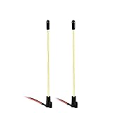 INJORA 2 Stück LED Peitschenlicht Unten Befestigt für TRX4M 1/18 SCX24 1/24 RC Crawler