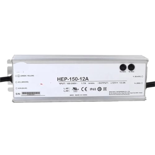 Alimentation HEP-150 avec boîtier étanche IP67 haute résilience thermique