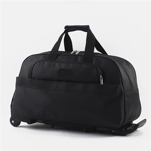 Rolling Duffle Bag with Wheels Large Capacity Men Trolley Bag Portable Waterproof Travel Suitcase Women Rolling Luggage with Wheels Carry-On Bags(Purple)2