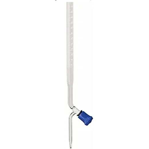 True Lab Borosilicate glass Burette 25ml Capacity Pack of 1 class B laboratory and science industrial