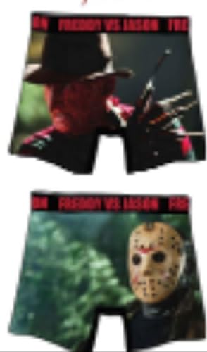 Nightmare on Elm Street Men's Boxer Briefs - No Fly, Anti-Chafing Stitching, Comfort Shaped/Cotton Lined Crotch