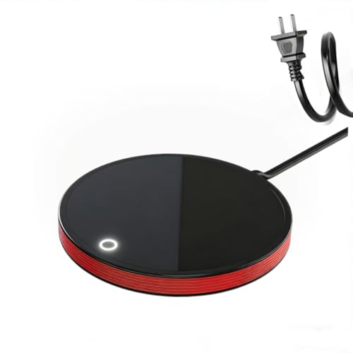 Yuejiahui Mug Warmer Heating Plate, Dual Use Drink & Candle Warmer Desk