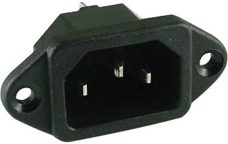 Receptacle For 3-Prong Grounded Power Cord