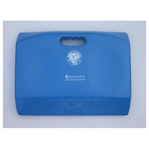 Bennette Design Group Inc 2" thick closed cell foam Knee N' Back Pad for Working on your Knees (Blue) Made in USA