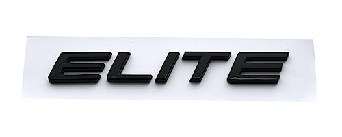 Image of 1x Rear Elite Emblem Car Badge Logo Replacement for 2020-2022 Car 08F20-THR-100G (Glossy Black)