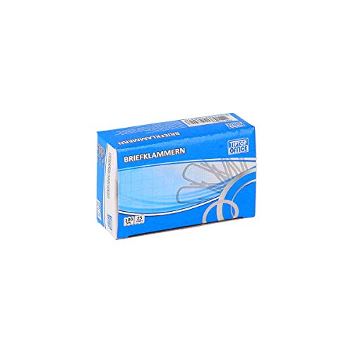 TTO Lot de 100 trombones 25 mm Cover