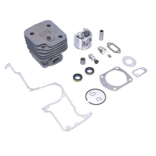 Cilindro Pistão 268 272Xp 61 Válvula Redutora de Pressão Husqvarna para Vela de Ignição Almofada de