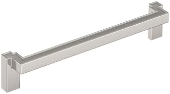 Signature Hardware 954054-7916 Matilde 7-9/16 Inch Center to Center Drop Cabinet Pull - Polished Nickel