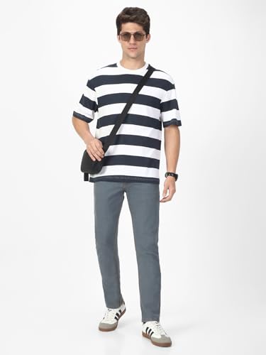 Urbano Fashion Men's Slim Fit Mid Rise Washed Jeans Stretchable