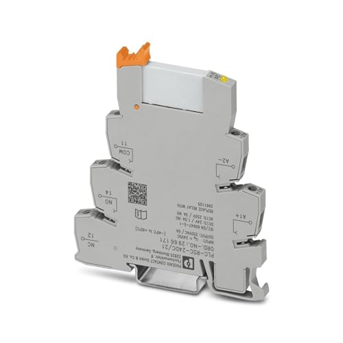 Vanky Industry 10pcs Compatible with Phoenix PLC-RSC- 24DC/21 2966171 Relay Module Gray New