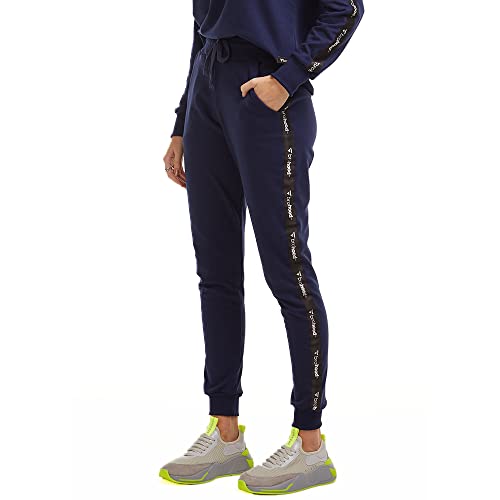 Calça Jogger Brohood Feminina Moletom Azul Marinho