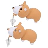 Hemobllo Pendientes de Oreja Naranja Forma de Animal Creativos y Divertidos de Arcilla Polimérica 1 Par Accesorios Orejas Ideales para Cumpleaños y Graduaciones