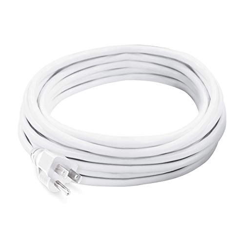 Sun Joe PJEXT20-163-WHT Vinyl Landscape Outdoor 20-Foot Extension Cord, White
