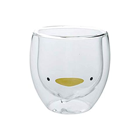 BigNoseDeer Taza de café Aislamiento de Doble Pared Vaso de Vasos Animal Lindo Té Leche Tazas Cover