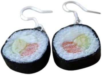 Maki Sushi Roll Mini Food Earrings