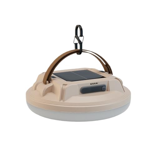 Lampe solaire portable étanche dotée de 4 modes lumineux pour éclairage extérieur et survie